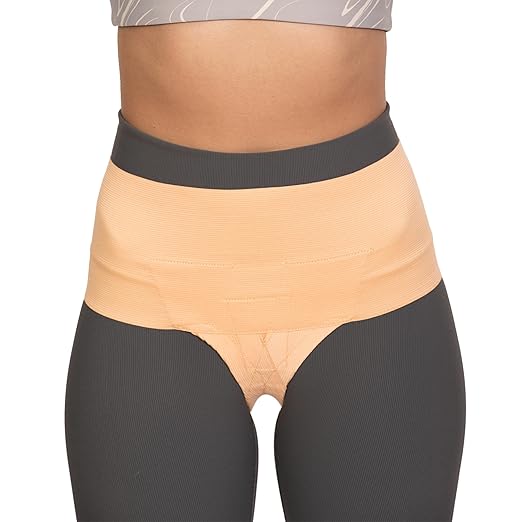 Pelvic Orthotic Support Belt - Uterus Support Girdle for Women’s Prolapsedfor Dropped Bladder | Vulvar Varicosities | Postpartum Recovery | Symphysis Pubis | Dysfunction Pain - High Waist