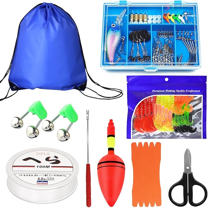 Kilitn Kids Fishing Rod, 1.5M 61Inch 4.92Ft Portable Telescopic Fishing Pole and Reel Combos and String with Fishing Line Full Kits, Youth Fishing Pole Fishing Gear for Kids, Boys, Girls, and Adults