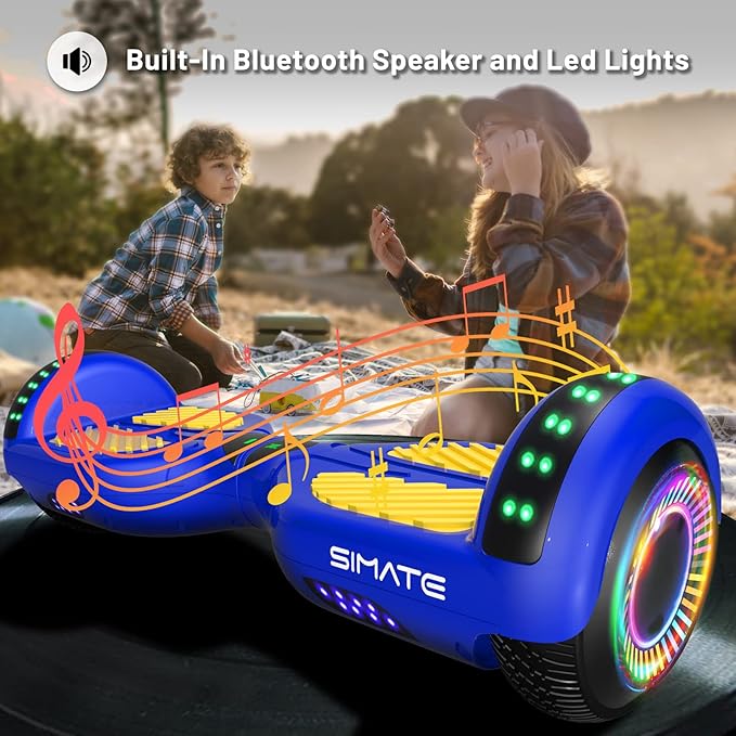 Scooter, Bluetooth & Corlorful LED Lights, Gifts for Kids & Adults & Girls & Boys, for All Ages