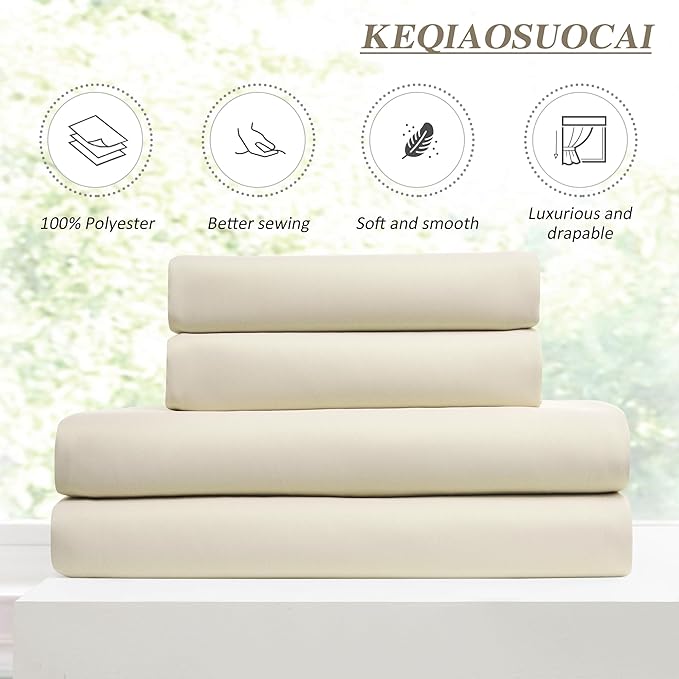 KEQIAOSUOCAI Extra Wide Curtains 100 x 102, Patio Sliding Door Pinch Pleated Blackout Curtains 102 Inches Long 2 Panels Set,100 Inch Wide Vertical Accordion Style Pleated with Hooks, Cream