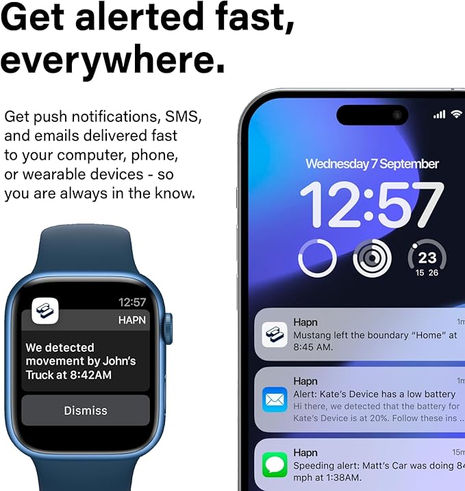 Spy Tec GPS Mini GPS Smart Tracker for Vehicles, Cars, Trucks, Loved Ones, GPS Tracker Device for Kids & Weatherproof Magnetic Case, Unlimited Updates, Real-Time GPS Tracking, USA Made Tech