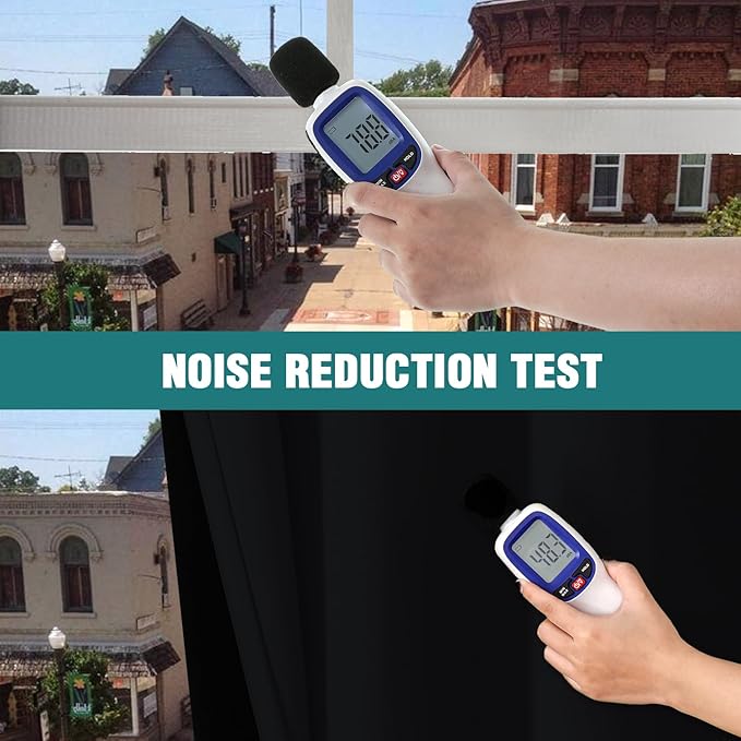 ChrisDowa 100% Blackout Curtains for Bedroom with Black Liner, 2 Thick Layers Total Blackout Thermal Insulated Grommet Window Curtains 2 Panels Set (Black, 52 x 84 Inch)