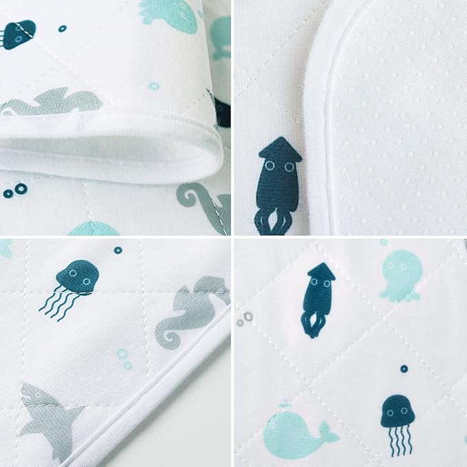 Incontinence Bed Pads 2 Pack, Bed Pads Washable Waterproof, Pee Pads for Kids, Adults, Elderly, and Pets, Bed Wetting Pads for Twin and Toddler Beds, Reusable Puppy Pads, Non Slip and Easy to Change