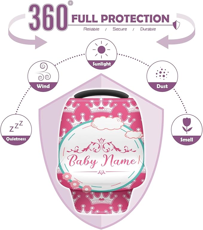 Baby Car Seat Stroller Cover Nursing Cover New Mom Breastfeeding Scarf Soft Stretchy Infant Carrier Cover Car Canopy Coverage