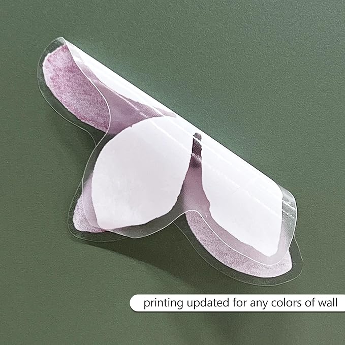 YouRfocus Daisy Wall Decals | 36 PCS Boho Flower Stickers for Girls' Rooms, Playrooms, and Nurseries | Dual Layer Print for High Coverage | Removable Peel and Stick Wall Decor (Pink-A) | 6 Sheets