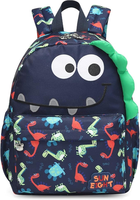 Toddler Backpack Waterproof 3D Little Dinosaur Design-Cute Animal Cartoon Unisex Mini for School Travel Daycare-Lightweight Kids Backpack for Boys & Girls Ages 1-5 Years