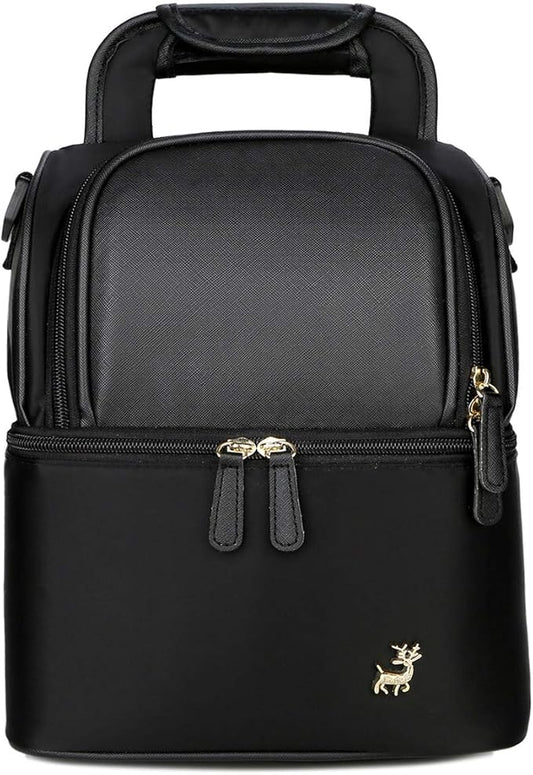 Meichoon Breast Milk Baby Bottle Cooler Bag/Waterproof Baby Milk Bag Freezer/Mommy Travel Backpack/Portable Thermal Insulated Lunch Box for Women Men Large Capacity Handbag