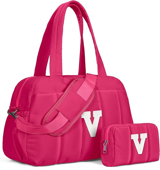 Dance Bag, Kid Weekender Bags，Tween Girls Trendy Stuff-Girl Overnight Bag with Wet Pocket，Lightweight Travel Tote Personalized Cheer Bags with Makeup Pouch