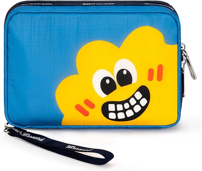 Stbernard Small First Aid Kit for Kids and Adults, Medical Kit with Digital Thermometer for Home, Travel, Hiking, Backpack, 6.3x4.33x1.97in, Blue