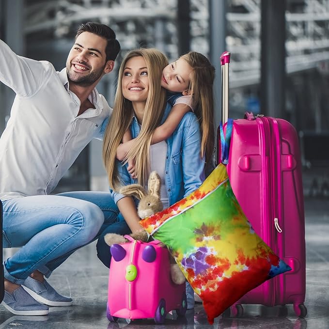 Shappy 2 Pcs Large Travel Laundry Bag Washable Waterproof Wet Dry Large Dirty Clothes Bag Bathing Workout(Tie Dye Style)