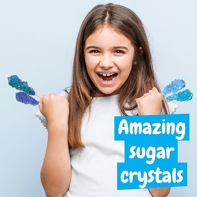 Science4you - Crystal Growing Kit for Kids Age 8+ - Chemistry Set with 10 Science Experiments for Kids Including Growing Crystals and Gem Stones, Geology Gifts for Kids, Science Kits for Kids Age 8