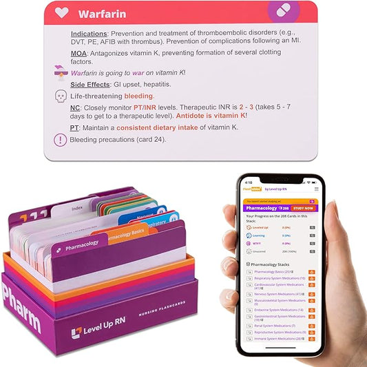 Pharmacology Flash Cards – No Fluff – Nursing School Essentials for Students – 2025-2026 NCLEX ATI HESI Review LPN RN Flash Cards (223 Cards)