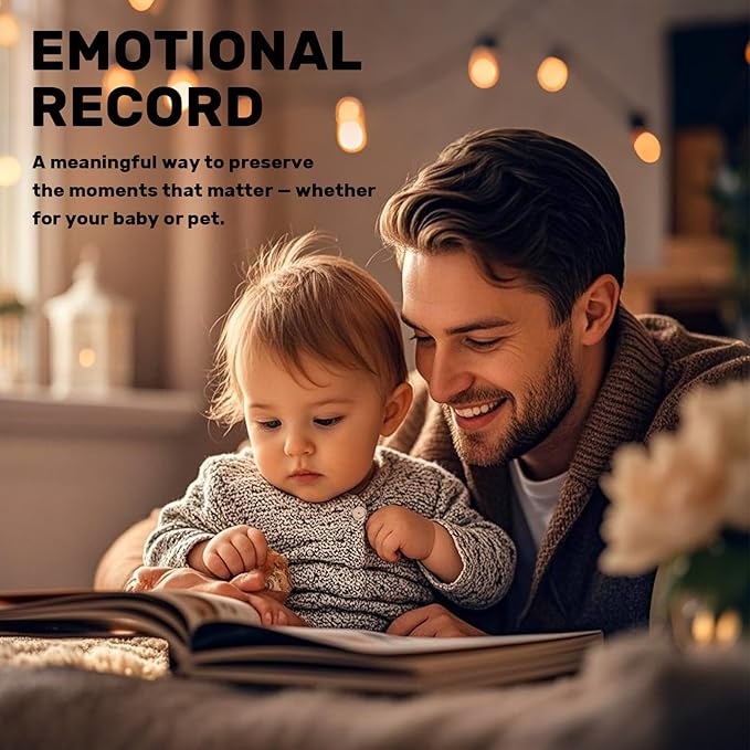 4 Pack Inkless Baby Hand and Footprint Kit – Mess Free Clean Touch Ink Pad for Baby Handprints & Footprints, Newborn Keepsake, Safe Pet Paw Print Ink Pad, No Mess Baby Footprint Kit