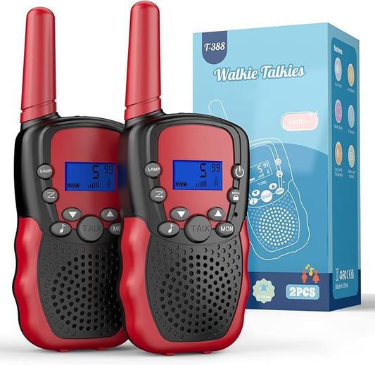 Selieve Outdoor Toys for Kids Ages 4-8, Walkie Talkies for Kids Long Distance 22 Channels 2 Way Radio Interactive Toys Birthday Gifts for 3-12 for Girls and Boys