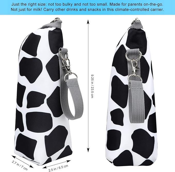 Accmor Baby Bottle Cooler Tote Bags, Insulated Breastmilk Cooler Bag, Nursing Bottle Warmer Bag for Nursing Mom Daycare Travel