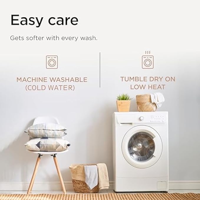 Threadmill Muslin Blanket for Queen Size Bed | 4 Layer 100% Cotton Gauze | Soft, Lightweight, and Cozy for All Seasons | Lightweight Summer Blanket | Folkstone Blue