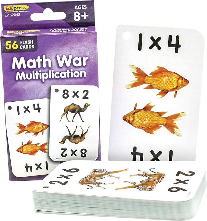 Teacher Created Resources Math War Multiplication Flash Cards (EP62048)