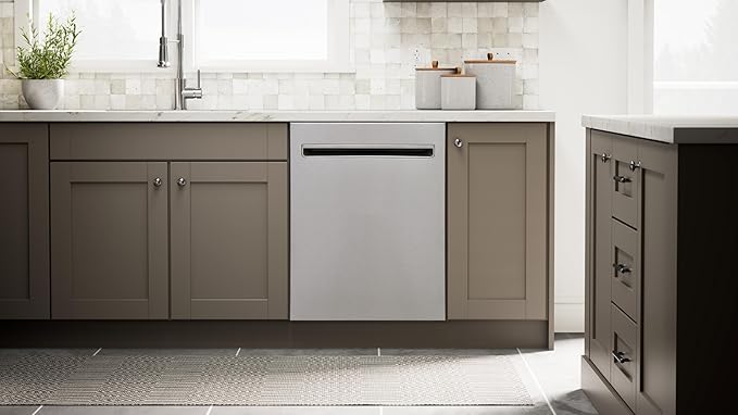 Kenmore 24" Built-in Stainless Steel Tub Dishwasher EasyFlex 3rd, SmartWash, UltraWash Plus, TurboDry, Adjustable Rack, Energy Star Certified, Fingerprint Resistant