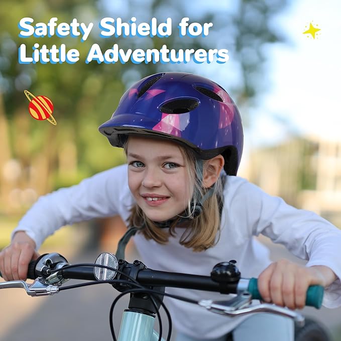 Kids/Youth Bike Helmet for Boys Girls and Teens, Adjustable and Multi-Sport for Bicycle, Kick Scooter, Skateboard, Roller/Inline Skate