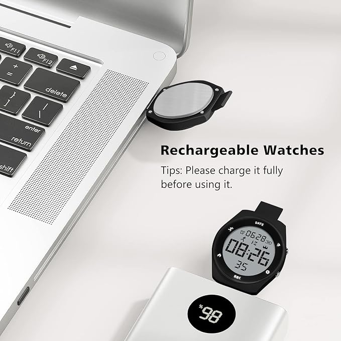 Kids Watches for Girls Boys Digital Sport Watch with Step Counter Pedometer Vibration Alarm Clock, No App Waterproof Fitness Tracker Kids Watch Boys Girls Teens Students Ages 5-16