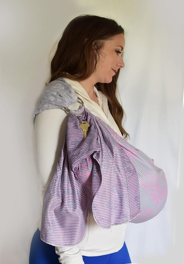 Lite-on-Shoulder Ring/Pouch Baby Sling Fish Tail