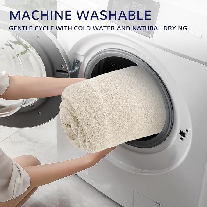 NEXHOME PRO Soft Throw Blankets for Couch, Reversible Warm Blankets Cozy Knit Blanket for Women, Fuzzy Plush Lightweight Throws for Sofa, Bed, Picnic, 50 x 60 inches