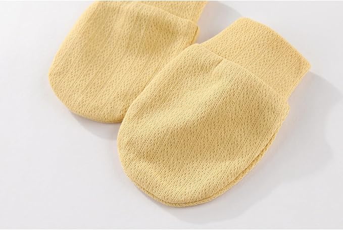 5 Pairs Baby Not Scratch Mittens 0-6 Months New Born Boy Girl Gloves Cute Infant Accessories
