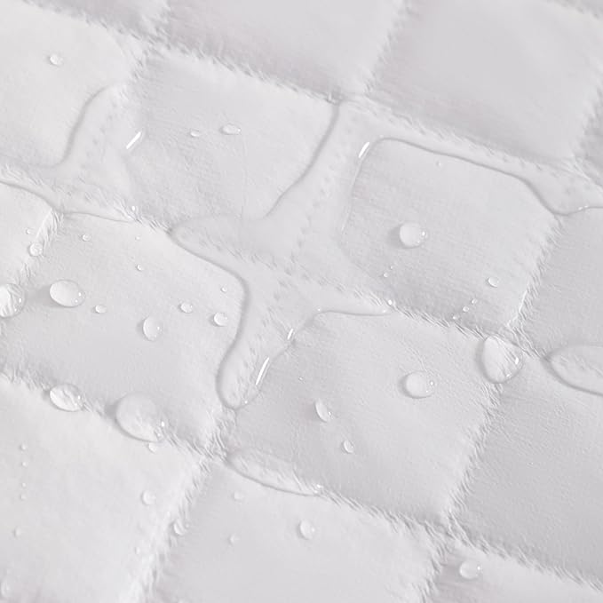 NTBAY 2 Pack Waterproof Crib Mattress Protector, Quilted 28"x52" Toddler Fitted Sheet - Machine Washable - Soft and Breathable Mattress Pad Cover for Crib, Nursery, Daycare, Cot, Purple