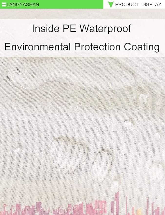 LANGYASHAN Rectangular Storage Bin Collapse Canvas Fabric Cartoon Storage Basket with Handles for Organizing Home Kitchen Boys and Girls Toys Office Closet Shelf Baskets (REC Elephant)