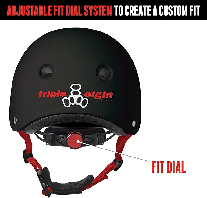 Triple Eight Lil 8 Kids Helmet – Ideal for Biking, Skateboarding, in-Line Skating, Rollerblading and Scooter
