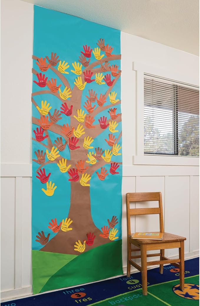 Colorations Arts and Crafts Paper Roll - 36" x 1000', Royal Blue, Dual Surface, Markers, Finger Paints, Painting, Watercolors, Acrylic Paints, Wall Art, Bulletin Board Paper, Kids Crafts (Item # DSRB)