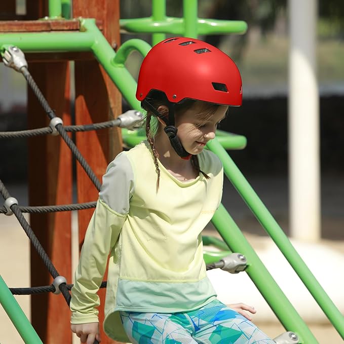 Bike Skateboard Helmet, Adjustable and Multi-Sport for Skate Scooter, 3 Sizes for Adult Youth Kids Toddler