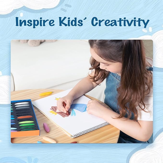 YPLUS Peanut Crayons for Kids, 36 Colors Washable Toddler Crayons, Non-Toxic Baby Crayons for ages 2-4, 1-3, 4-8, Coloring Art Supplies