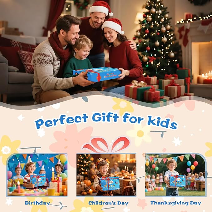 ifergoo Modeling Clay - 24 Colors Air Dry Clay, DIY Magic Clay with Tools and Munuals, Kids Toys Set for Boys and Girls