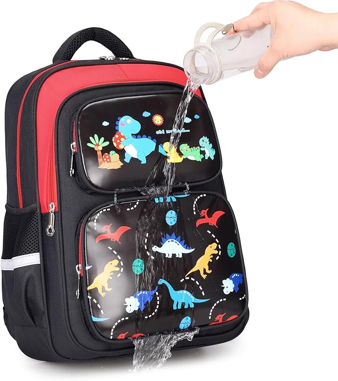 Toddler Backpack for Boys, 17 Inch Kids Dinosaur Backpack for Children Teens Waterproof School Travel Backpacks