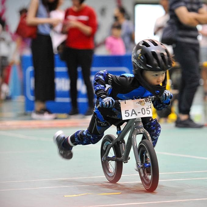 Soft-Style Kids Knee and Elbow Pads with Bike Gloves, Flexible Impact-Resistant Gear for Ages 2-11, Designed for Balance Bikes, Roller-Skating, and Skateboarding