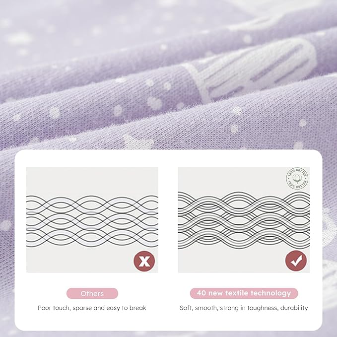 Yoofoss Baby Sleep Sack 0-6 Months Baby Wearable Blanket 100% Cotton 2-Way Zipper TOG 0.5 Toddler Sleeping Sack 3 Pack, Lightweight Sleep Sacks for Babies(Small)