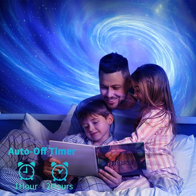 AIRIVO Star Projector, Galaxy Light Projector, Night Light Projector & Music Speaker & White Noise, Sound Machine Projector for Kids Adults, Bedroom, Room Decor, Party, Ceiling