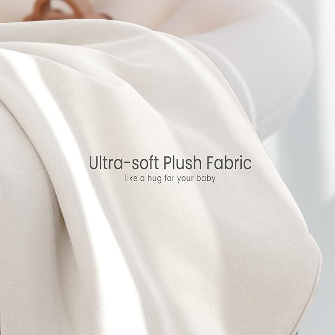 Baby Lounger Cover: Skin-Friendly & Breathable Slipcover for Lounging & Playtime - Snug Fit & Zipper-Free for Safty Daily Homeuse - Must Have for New Parents