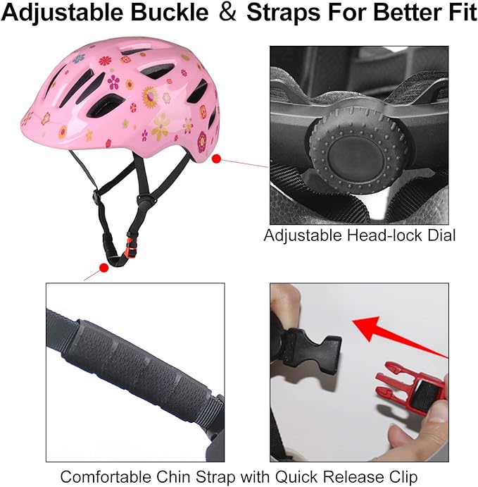 GLAF Baby Bike Helmet Toddler Helmets for 1 Year Old and up Infant Girls Boys Multi Sport Adjustable for Scooter Bicycle Kids Youth Child Skateboard Safety Cycling