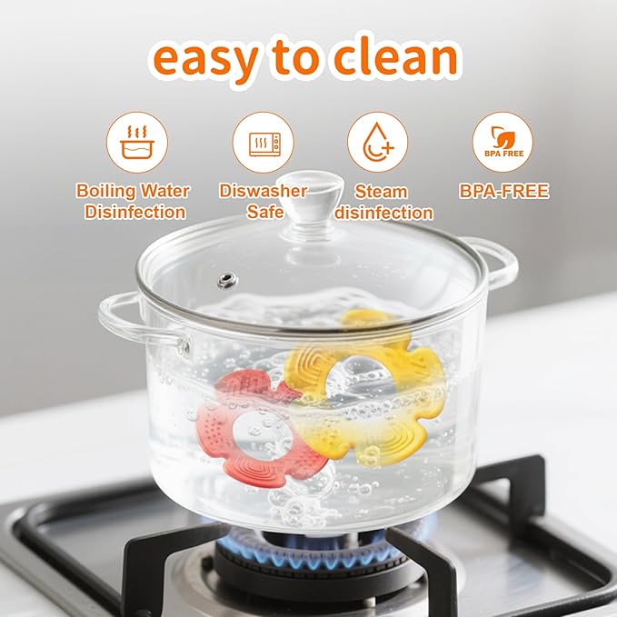 weirtoya 2 PCS Baby Rattles Teething Toys 3-6 Month, Baby Toys for 0-6 Months Infant Toy Sensory Toys with Beads Grasping Shaker, Newborn Must Haves Montessori Toys Babies Gifts