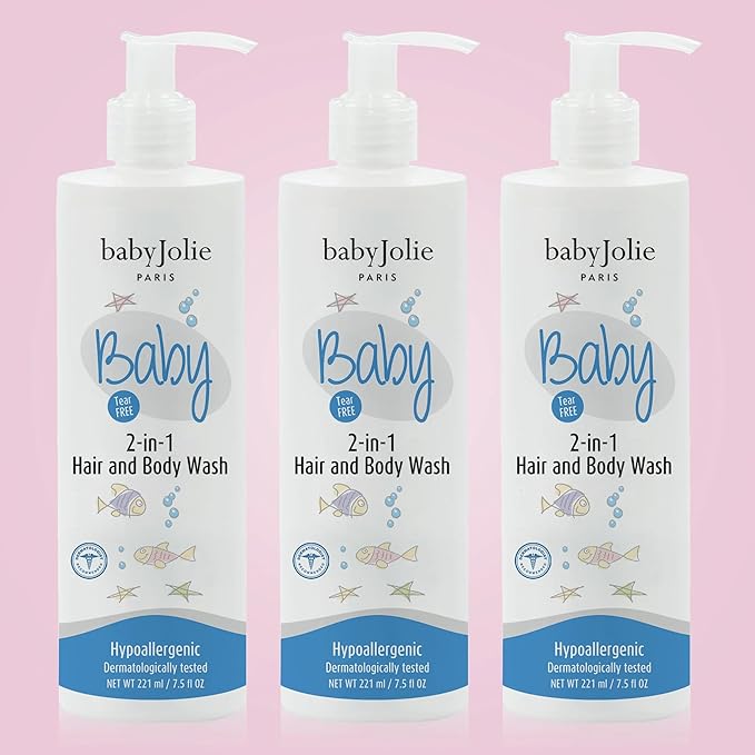 Baby Jolie Baby Body Wash, Kids Hair and Body Wash for Babies & Newborn 2-in-1, Shampoo + Soap | 7.5oz | 221ml (3)