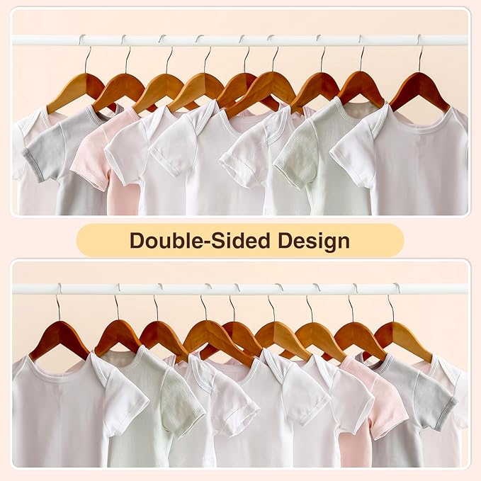 WSICSE Baby Closet Divider, Double-Sided Baby Clothes Organizer Nursery Decor Closet Dividers for baby Clothes 8 Designs from Newborn to 24 Month