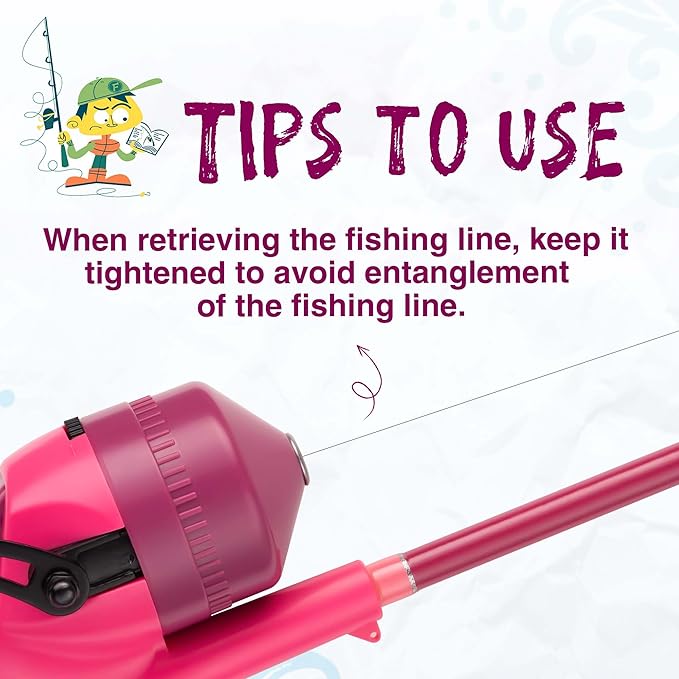 Kids Fishing Pole, Telescopic Fishing Rod, Toddler Collapsible Fishing Rod and Reel Combo with Tackle Box, Fishing Line, Bobber, and Soft Lures for Boy, Girl, Youth, Beginner, Over 4 Years Old