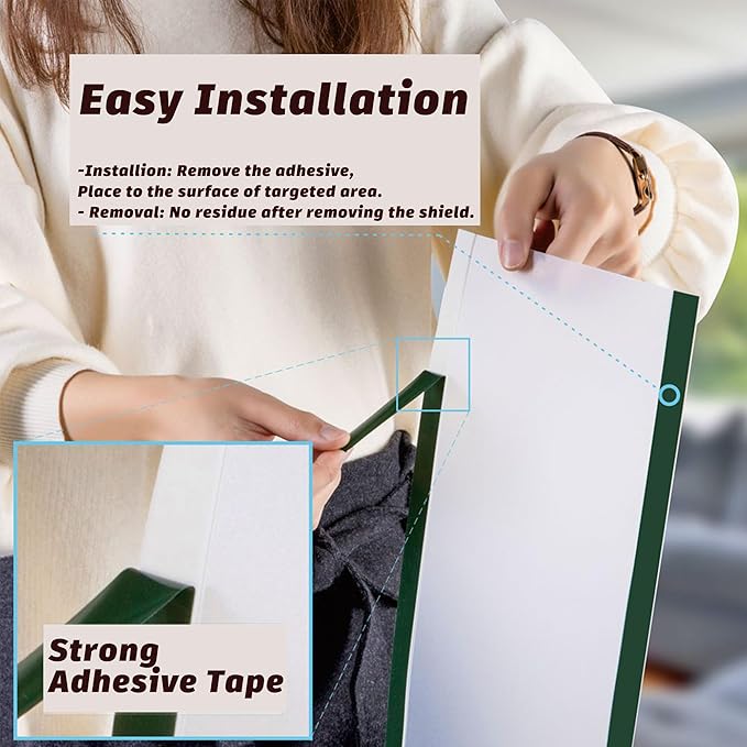 4PCS Baby Proofing Door Finger Pinch Guard Clear Door Jam Shield for Child Safety Finger Pinch Protector Hinge Protectors for Kids