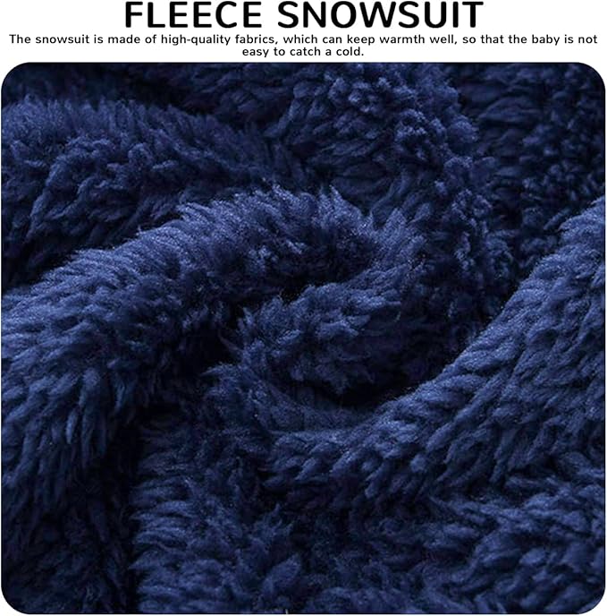 Baby Boy Girl Snowsuit Winter Warm Clothes Coat Infant Jumpsuit Toddler Outfit