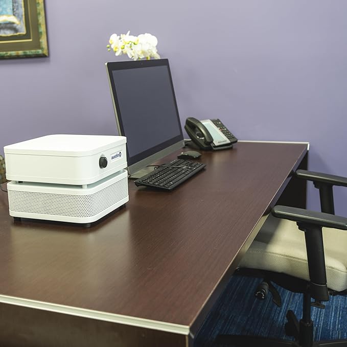 Austin Air it Personal Air Purifier - Sleek Allergy Air Purifier for Office & Room - Capturesf Particles Bedroom Purifier Air Filter - Stylish Tabletop Purifier for Dust, Model C100C1