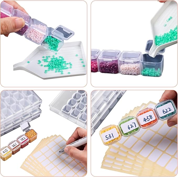 iVyne Corded A4 Light Pad for Diamond Painting & Art Projects – LED Light Board with Diamond Art Accessories – Ultra-Thin & Portable Diamond Dot Light Board, Perfect for Artists - White