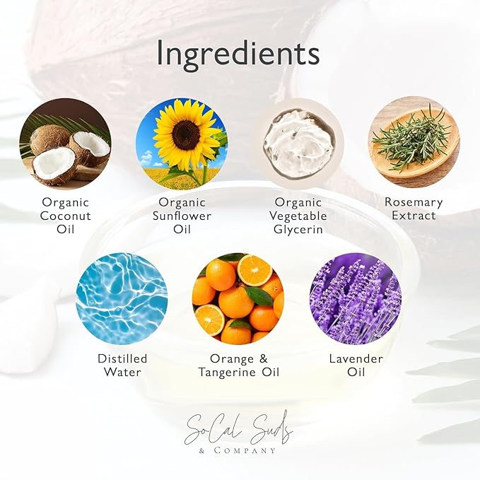 SoCal Suds & Company 2oz Organic Foaming Baby Wash & Shampoo - Soft Citrus