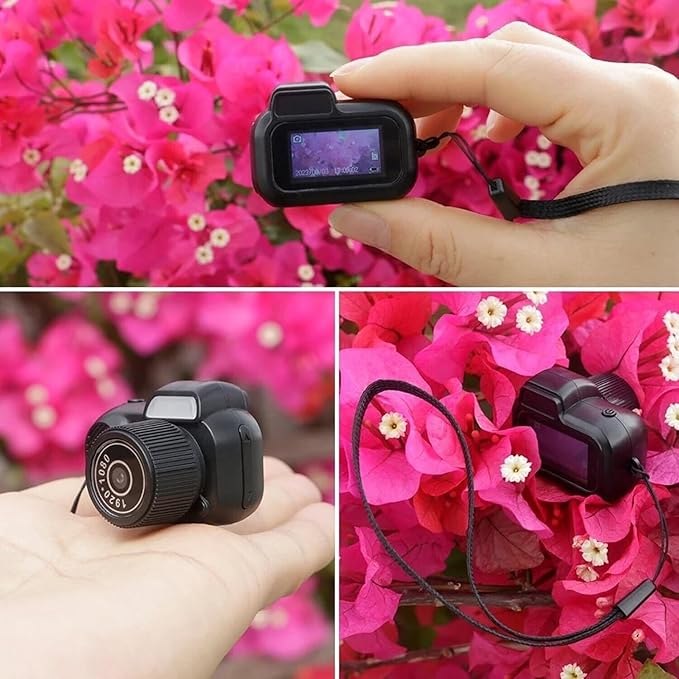 Keychain Camera, World's Smallest 1080P Hd Mini Camera llavero,Keychain Photo/Video Camera, Retro Portable Mini，100 Mins Battery Life, for Students, Kids (No Memory Card)
